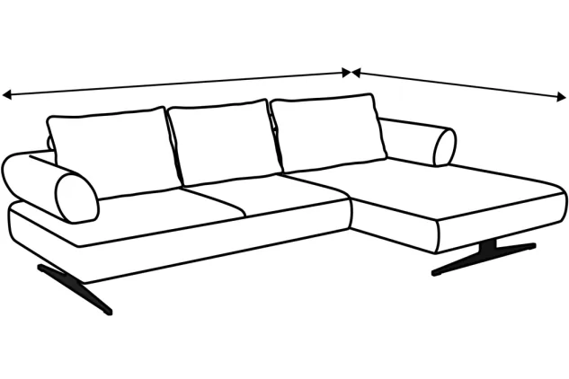 Soho – Ecklösung mit Longchair